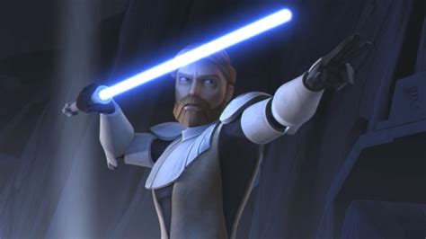 star wars the clone wars death watch vs obi wan|obi wan kenobi vs darksaber.